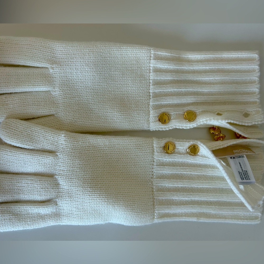 Michael kors white gloves